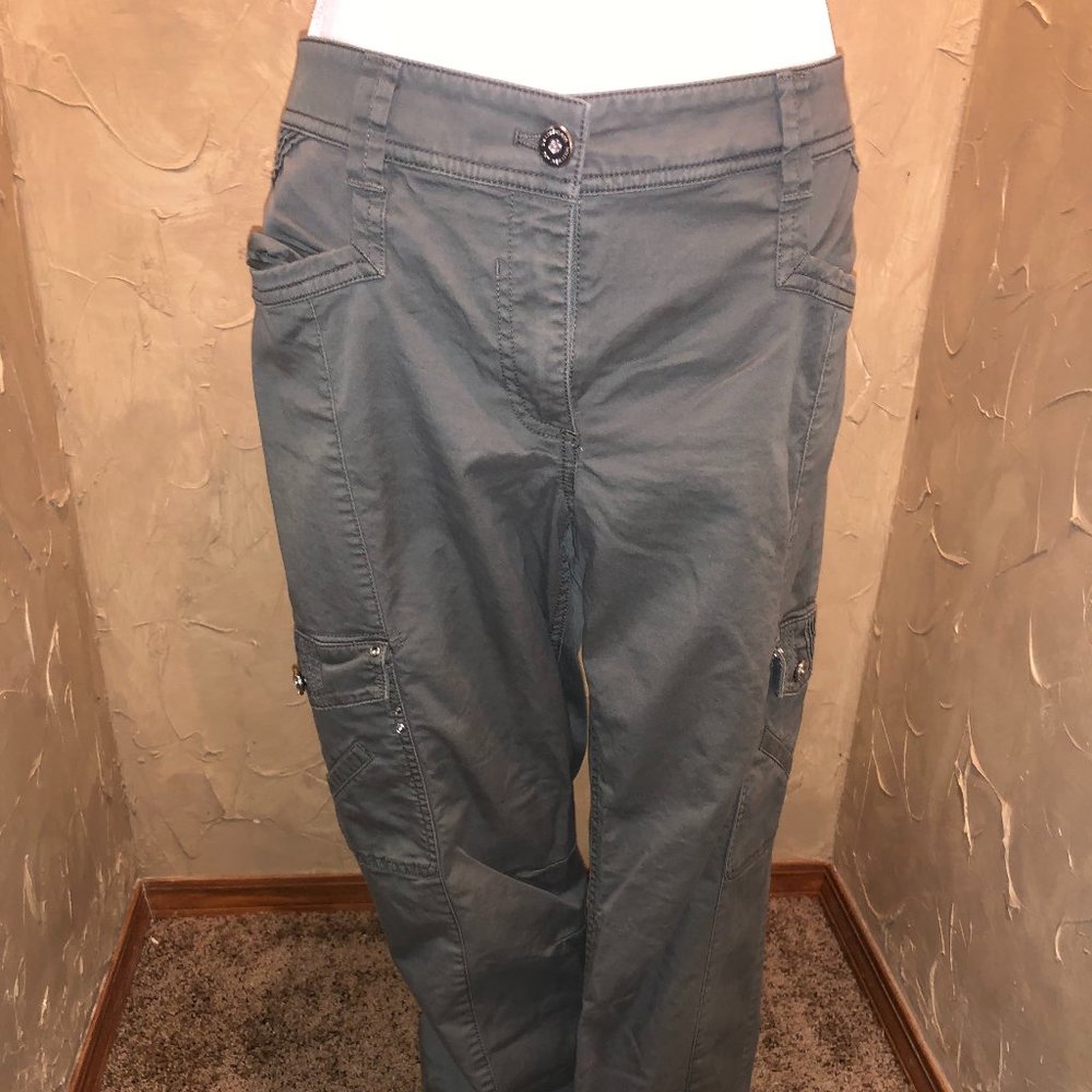 White House Black Market Green Cargo Pants